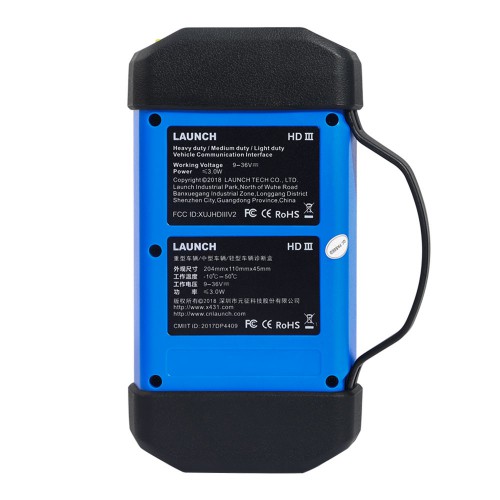 Launch X431 HD III Heavy Duty Module Truck Diagnostic Tool Works with Launch 431 V+/ X431 PRO3/ X431 PAD3