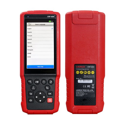 LAUNCH X431 CRP 429C CRP429C OBD2 Code Reader OE-Level Full System15 Reset Services Lifetime Free Update