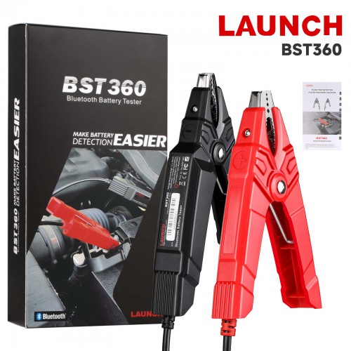 LAUNCH BST360 BST-360 6V 12V Car Battery Tester Used with PRO GT, PRO V4.0,PRO3 V4.0, PRO5, PAD III V2.0, PAD V, PAD 7, CRP919 Serie Support Bluetooth