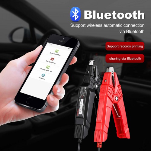 LAUNCH BST360 BST-360 6V 12V Car Battery Tester Used with PRO GT, PRO V4.0,PRO3 V4.0, PRO5, PAD III V2.0, PAD V, PAD 7, CRP919 Serie Support Bluetooth