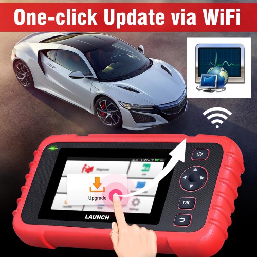 LAUNCH OBD2 CRP129X Elite Scan Tool Creader129X Code Reader Support 8 Reset TPMS/Oil/EPB/SAS/BMS/Throttle Reset/Injector Coding Auto VIN, Battery Test