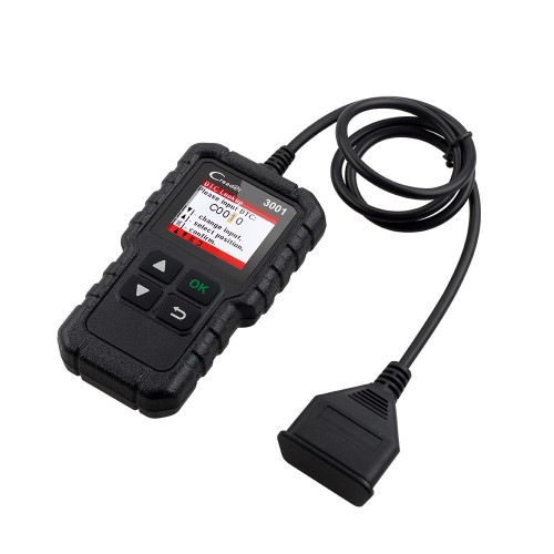 LAUNCH X431 Creader 3001 CR3001 OBD2 Scanner Engine Fault Code Reader Mode 6 CAN Diagnostic Scan Tool for All OBDII Protocol Cars Since 1996