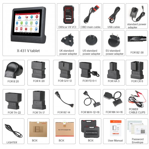  Global Version Launch X431 V+ 5.0 PRO3 Full System Diagnostic Tool with Launch GIII X-PROG3 Immobilizer Programmer Support CAN FD DoIP