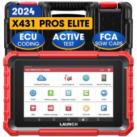 LAUNCH X431 PROS ELITE Full System Bidirectional Scan Tool Support 32+ Services, CANFD&DoIP, FCA Autoauth, Guide Function