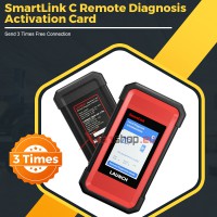 LAUNCH Smartlink C Super Remote Diagnosis Activation Card Contains 3 Times Free Connection