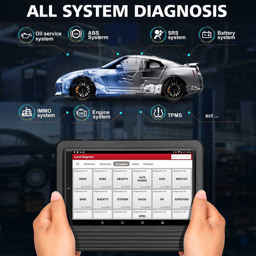 Launch X431 V 8inch Tablet  All System Diagnostic