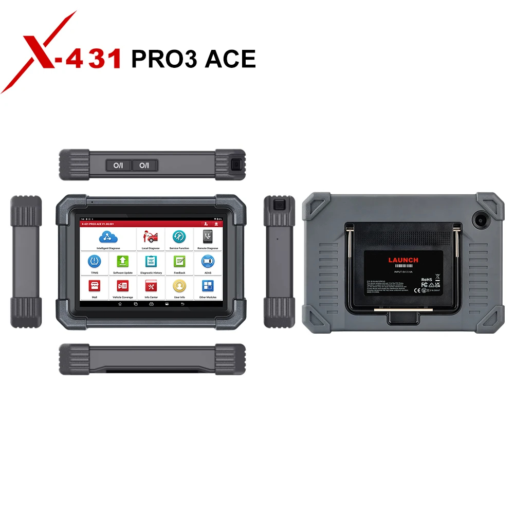 Launch X431 PRO3 ACE display