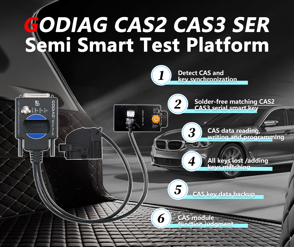 GODIAG CAS2 CAS3 SER Semi Smart Test Platform 4 