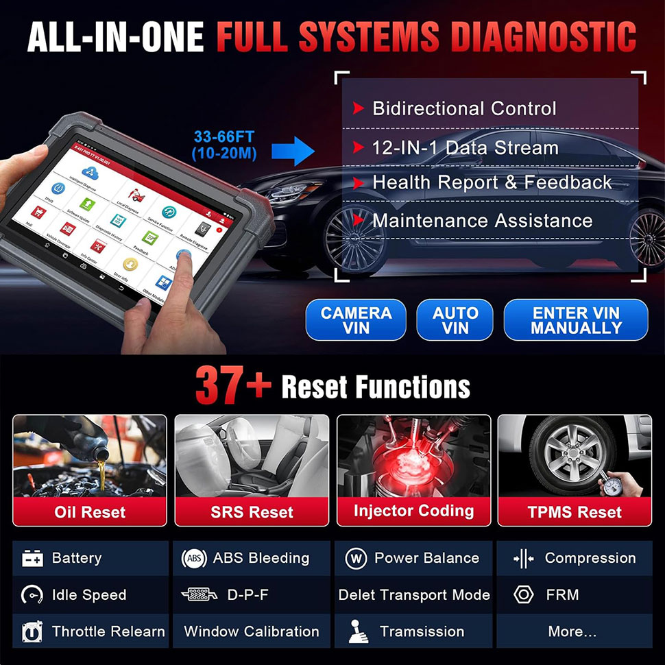 Launch X431 PRO TT All System Diagnosis and 37+ service