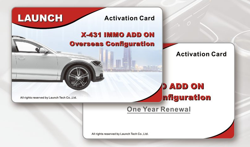 How to activate Launch X431 IMMO card