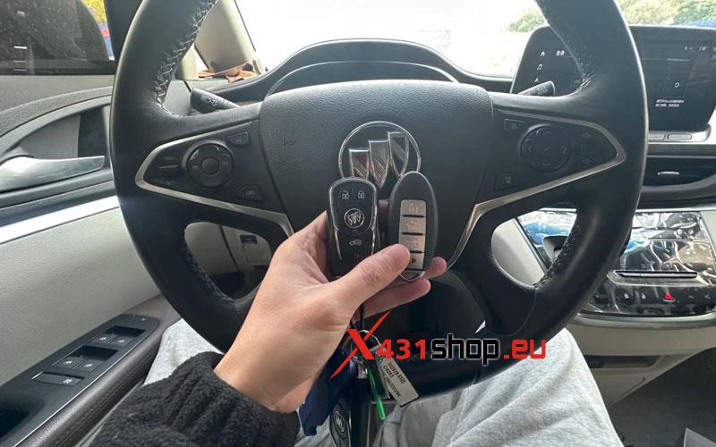 Launch X431 IMMO Tool add smart key for 2020 Buick Enclave